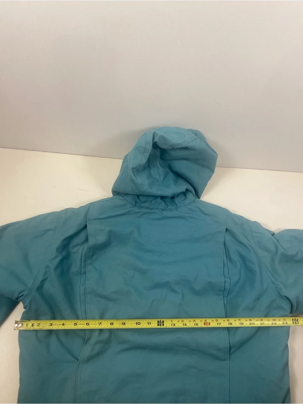 Berne Softstone Duck Sherpa-Lined Hooded Blue Jacket Size XL Youth